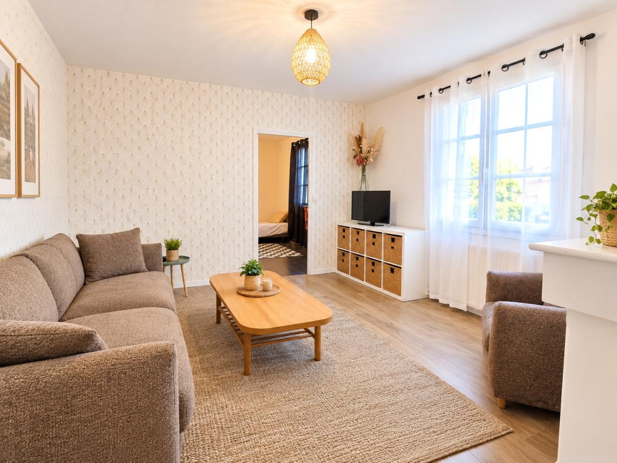 Les Ponts de Cé - Maison plein pied - 2 chambres - Garage -