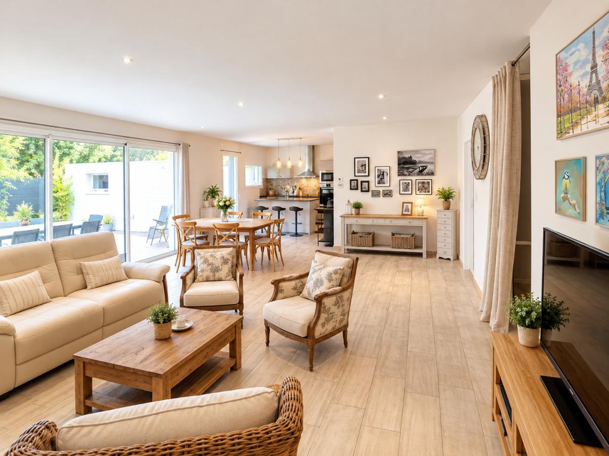 Maison plein pied 2015 - 2/3 chambres - Garage - Jardin - DPE A