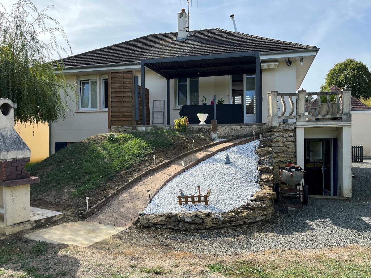 25 min du Mans - Pavillon sur sous-sol de 107m²