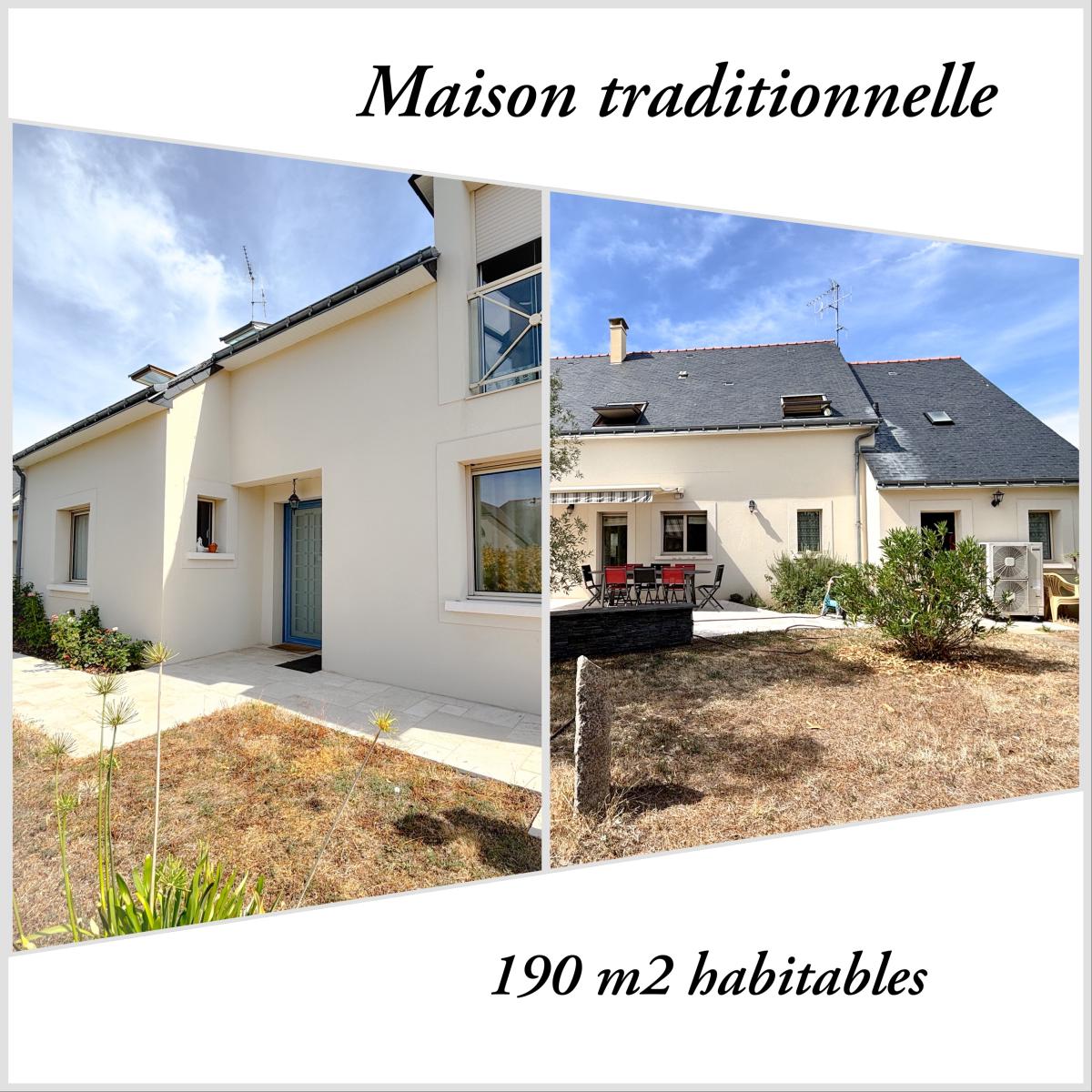 Maison traditionnelle d'habitation en parfait état