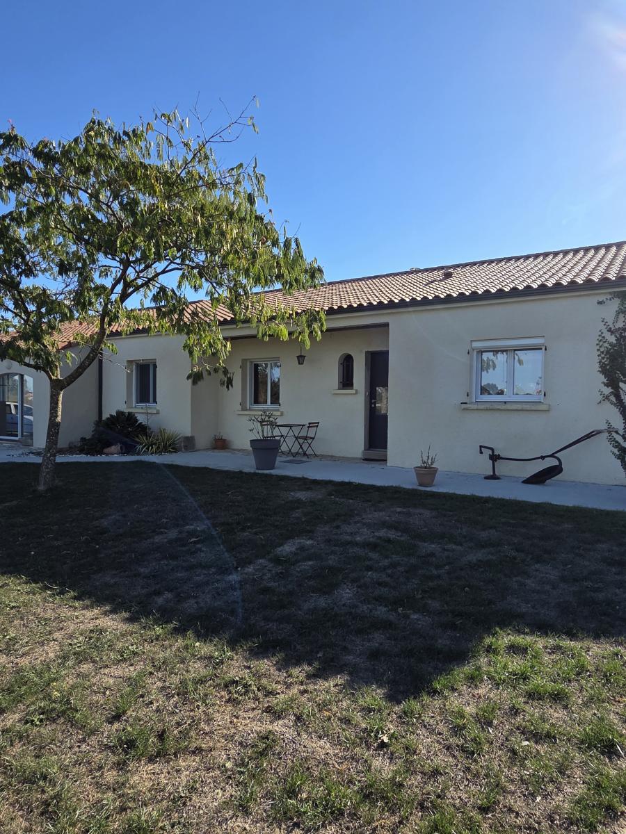 Pavillon plain-pied en campagne